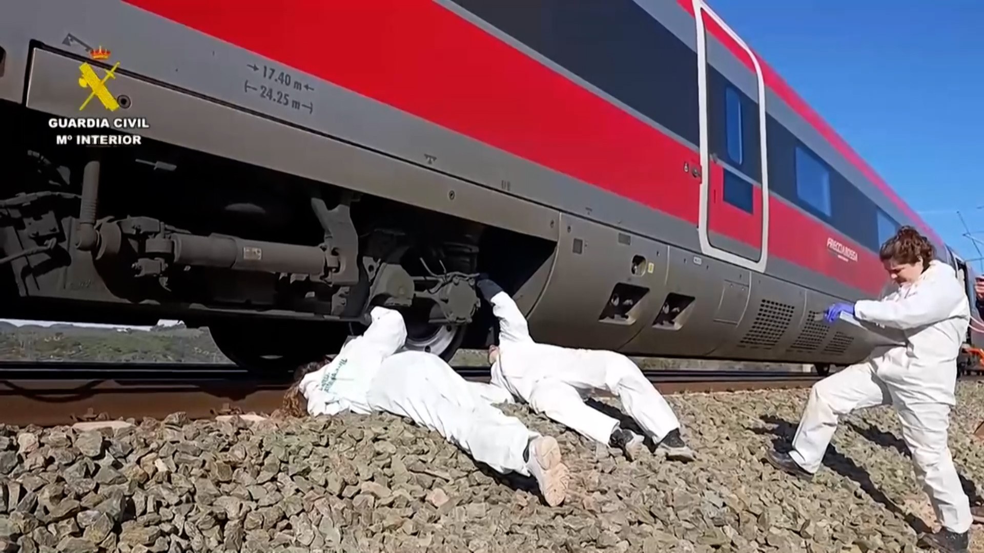 Así trabaja Criminalística en el tren Iryo accidentado en Córdoba