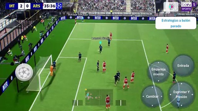 EFOOTBALL 2026 MOBILE - CHAMPIONS LEAGUE 25/26 - INTER DE MILÁN vs. ARSENAL | GAMEPLAY [60 FPS]