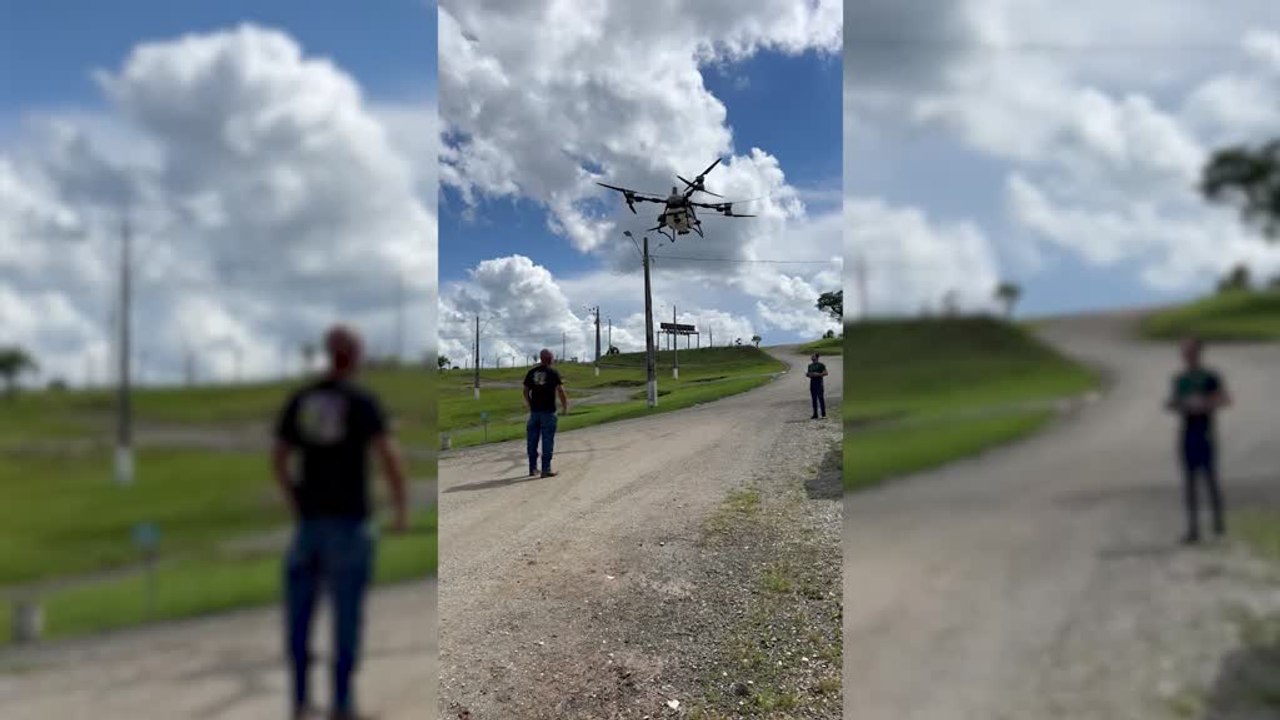 Daring Drone Experiment Takes Man Airborne