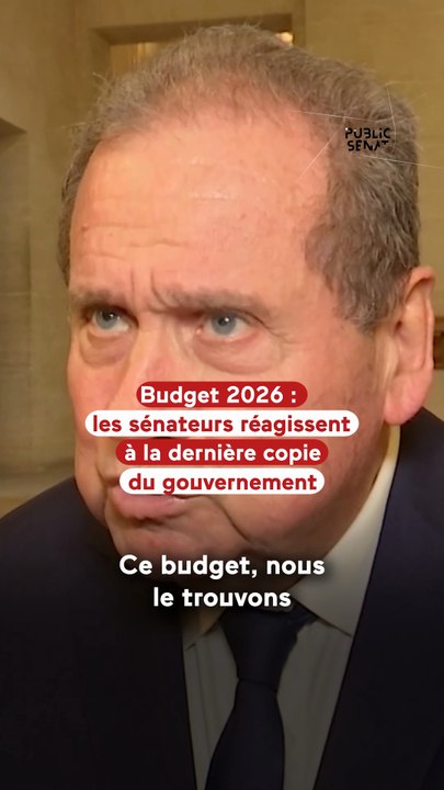 👉 Budget 2026 : les sénateurs réagissent à la dernière copie du gouvernement