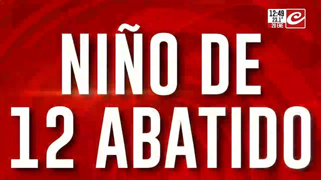 Niño de 12 años abatido: quedó en medio de un enfrentamiento armado y murió tras un tiroteo con la Policía