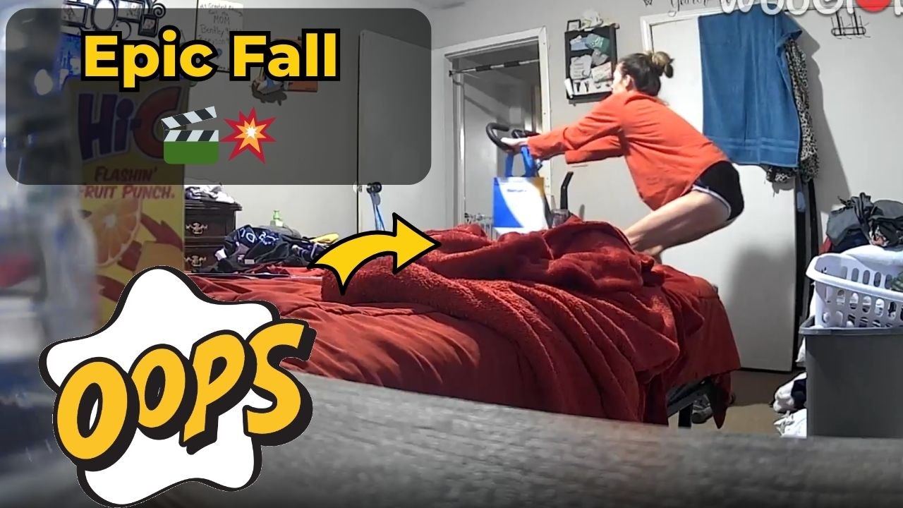 Workout fail: Girl tries new workout machine and ends up falling backwards