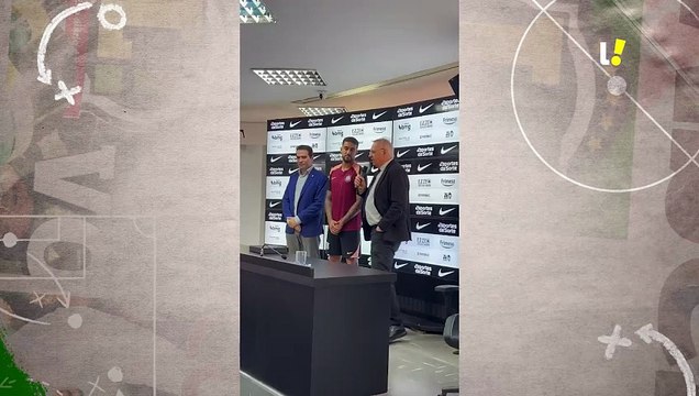 Matheus Pereira é apresentado oficialmente pelo Corinthians