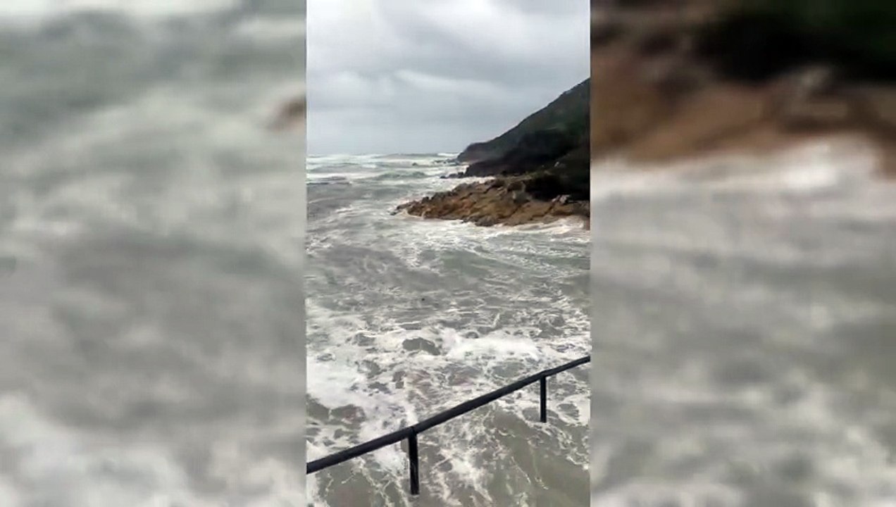 Il ciclone Harry si abbatte con tutta la sua forza sul litorale di Villasimius