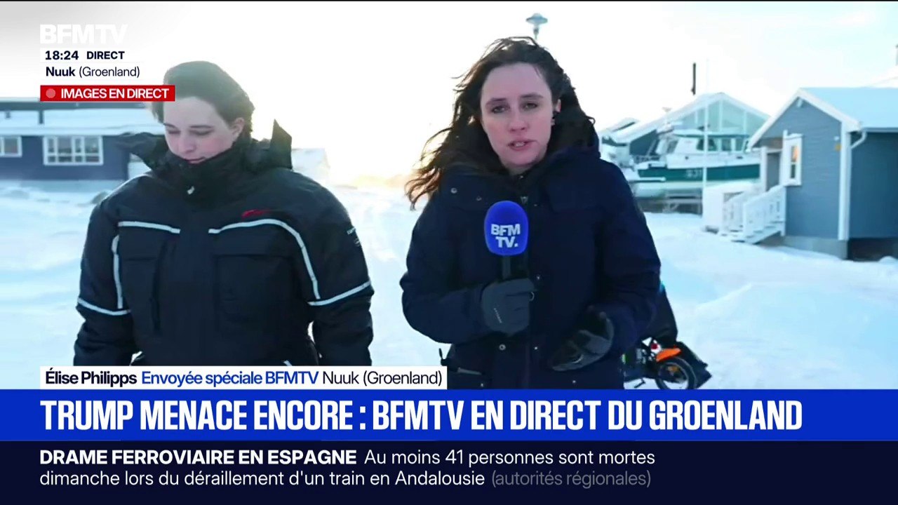 "On sent que la tension commence un petit peu à monter": au Groenland, Anne-Sophie, expatriée française, réagit aux menaces de Donald Trump qui souhaite récupérer le territoire autonome danois