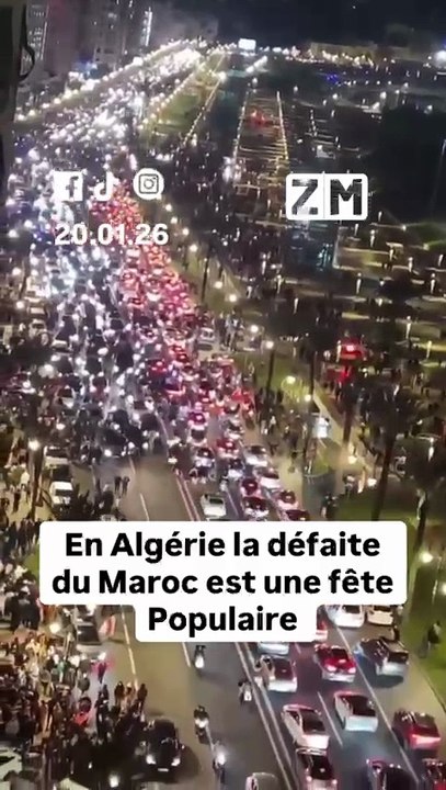 En Algérie, la défaite du Maroc est une fête