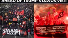 ‘Trump not welcome!’: Massive protests rock Zurich over Greenland row amid Davos Summit 2026