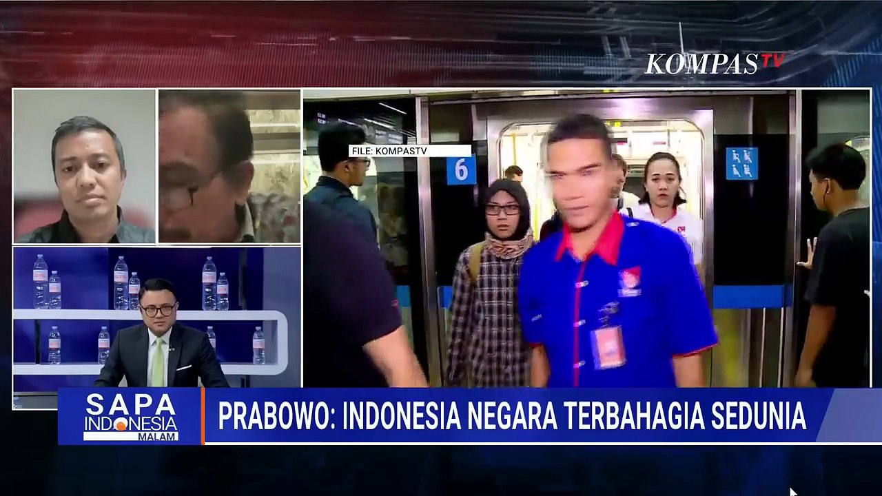[FULL] Beda Pandangan CELIOS-Great Institute saat Prabowo Sebut Indonesia Negara Terbahagia Sedunia