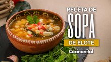 Receta de sopa de elote en 5 pasos