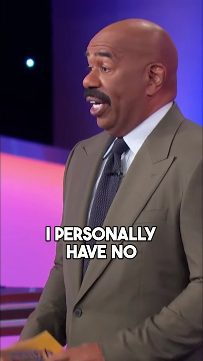 Family Feud Gets a Confident Steve Harvey Moment After This Kiss Question