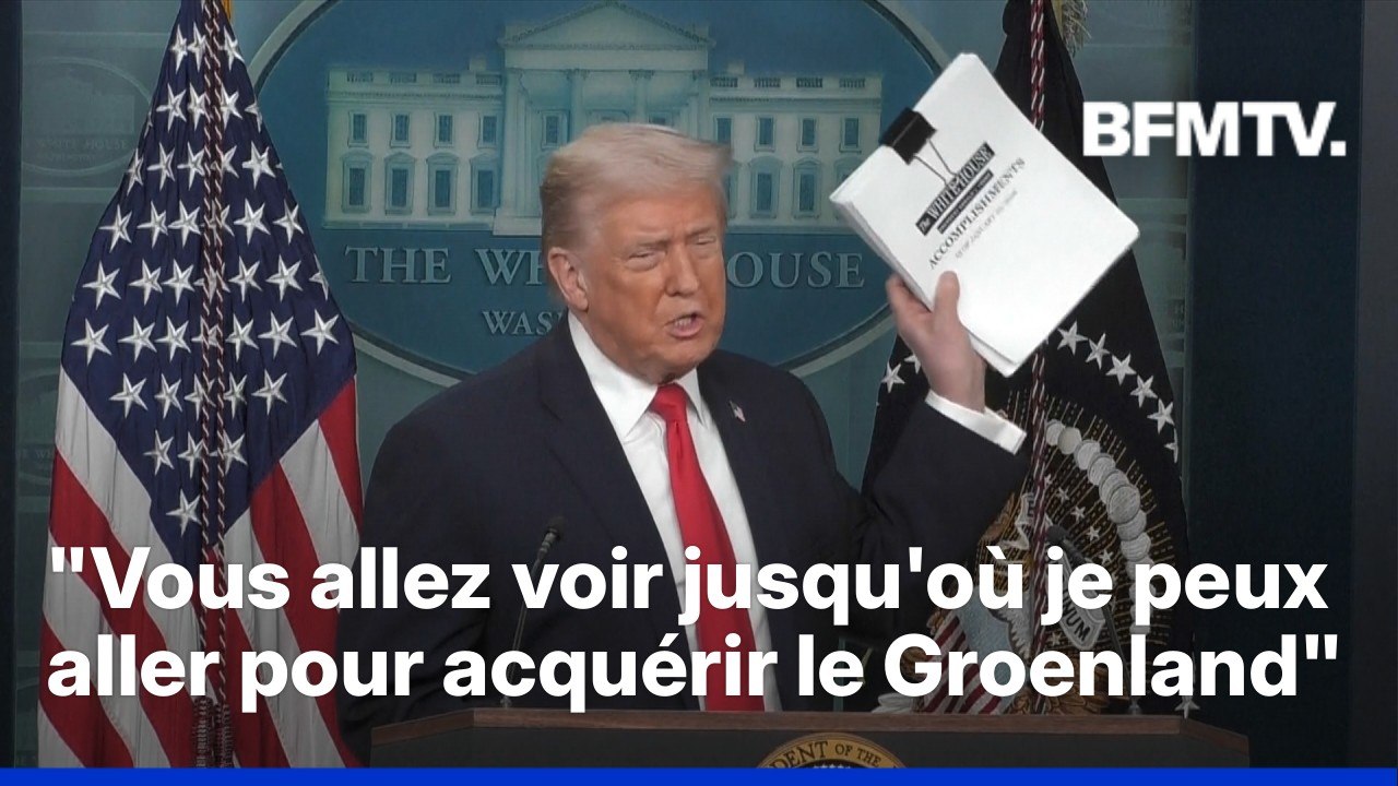 Groenland, Emmanuel Macron: retour sur la conférence de presse de Donald Trump à la Maison Blanche