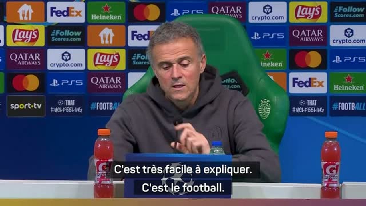 PSG - Luis Enrique : “On méritait de gagner, le football est un sport de m****”