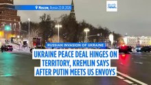 US negotiators meet Putin in Moscow for overnight Ukraine peace talks