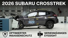 Neue Airbags, starke Technik: 2026 Subaru Crosstrek im IIHS-Crashtest