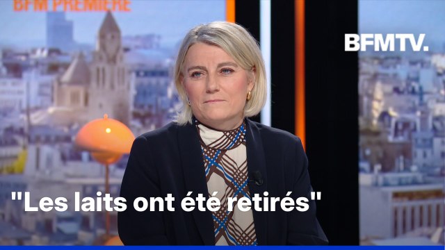 Laits infantiles contaminés: les réponses de la ministre de la Santé Stéphanie Rist