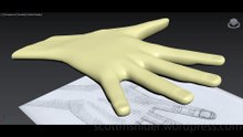 Flame: 3DS MAX Practice Polygon Hand Model Video #16 (01-21-2026)