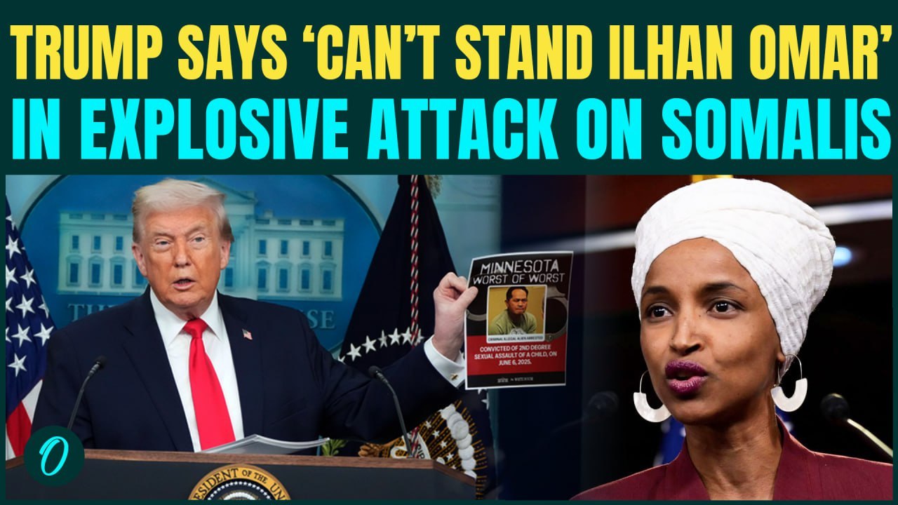 Trump ‘CAN’T STAND Ilhan Omar’- Trump’s EXPLOSIVE Minnesota Rant, BLASTS Somalis, DEFENDS ICE