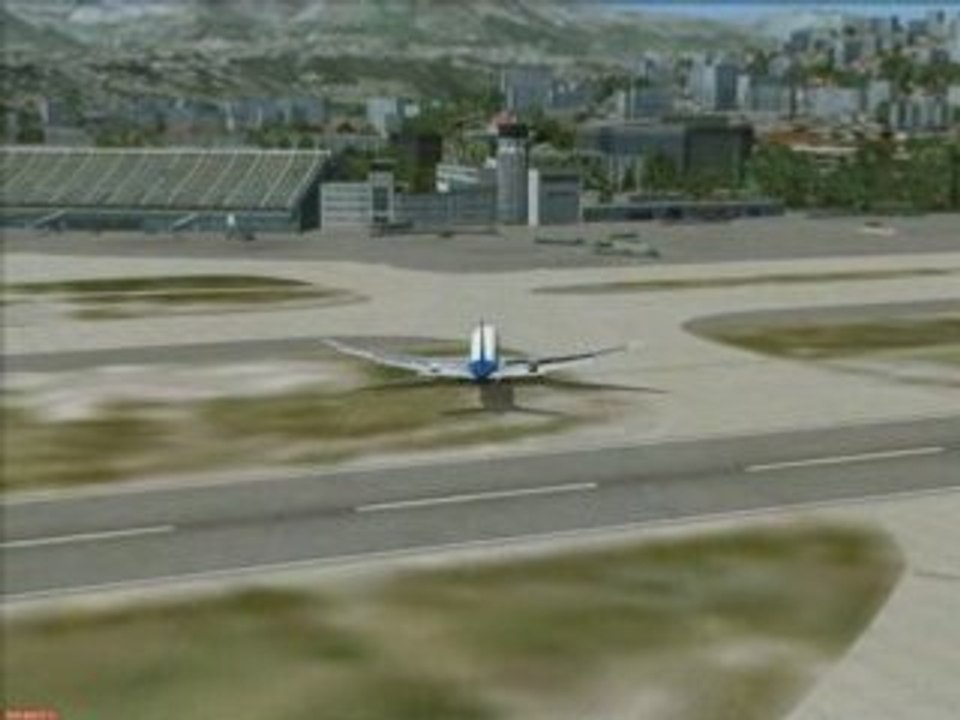 LANDING at NICE B787