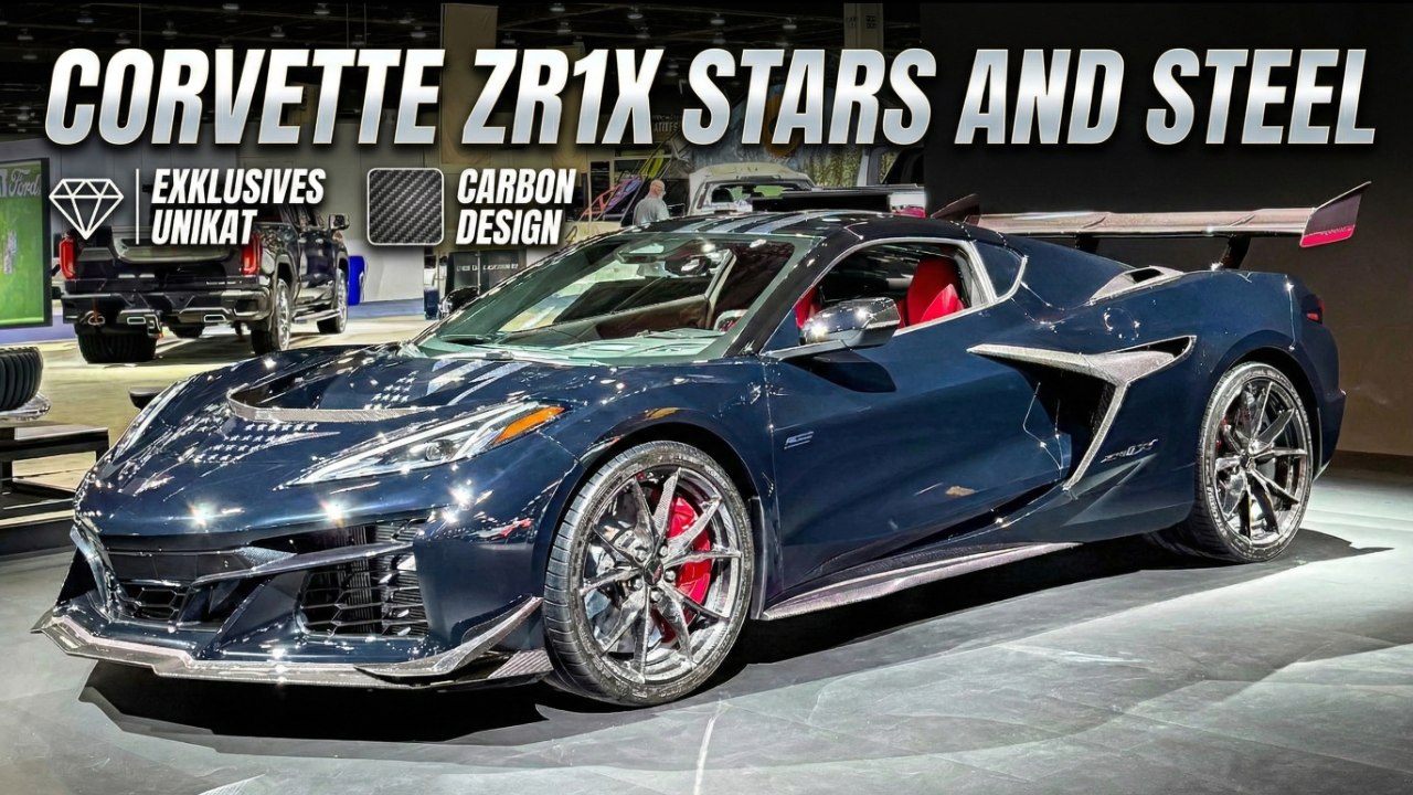 2026 Corvette ZR1X Stars and Steel – Sondermodell mit viel Carbon