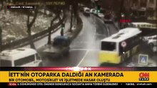Esenler’deki İETT otobüsü kazası kamerada