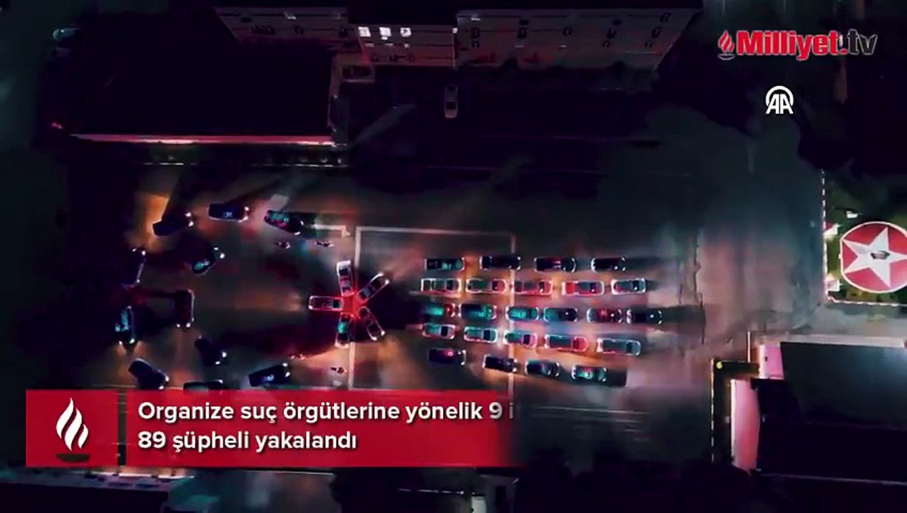 Organize suç örgütlerine 9 ilde operasyon: 89 şüpheli yakalandı