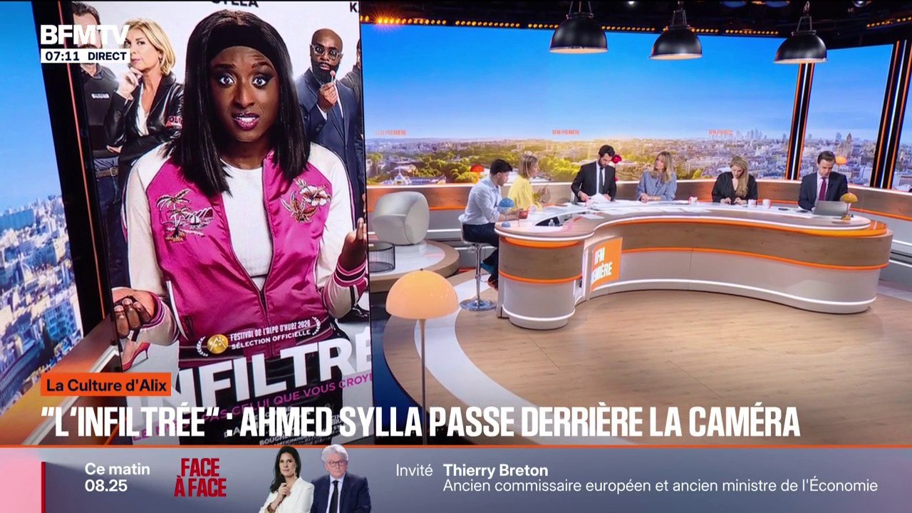 LA CULTURE D'ALIX - L'humoriste Ahmed Sylla passe derrière la caméra avec son film "L'Infiltrée", présenté au festival de l'Alpe d'Huez