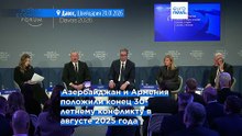 Давос: Армения и Азербайджан приветствуют мир, Сербия предупреждает о разводе между США и Европой