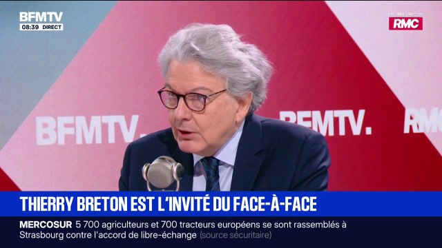 Face à la dépendance de l'Union européenne vis-à-vis des États-Unis, Thierry Breton, ancien commissaire européen, appelle à inverser la tendance
