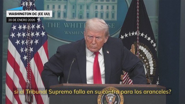 Trump sobre Davos: Tenemos muchas reuniones programadas sobre Groenlandia