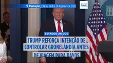 Trump diz que "vão descobrir" até onde está disposto a ir para ficar com a Gronelândia