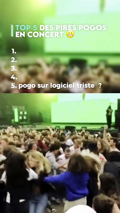 Les pires pogos en concert... 🥶