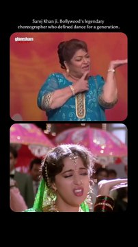 A timeless gesture, a forever legacy. Saroj Khan ji defined dance for generations. ✨ #glamsham #sarojkhan #bollywooddance #legendarychoreographer #danceicon {glamsham, saroj khan, bollywood dance, legendary choreographer, dance icon}