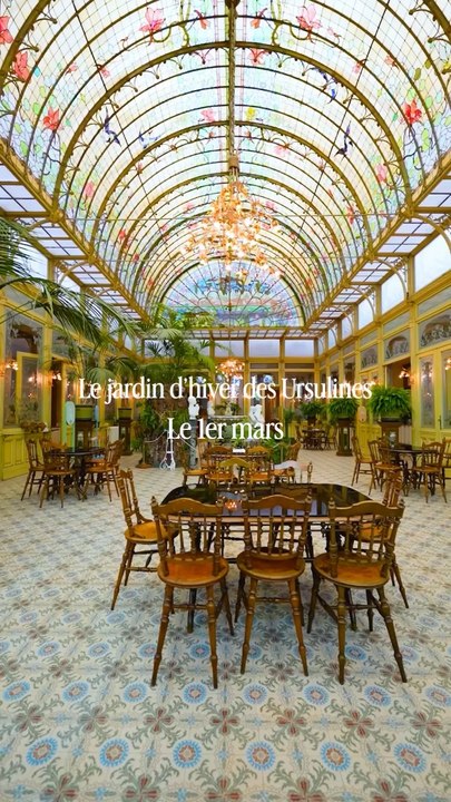 Un lieu qui vaut le détour et qui ouvre le 1er mars ! 🔥🏛️ Jardin d’hiver des Ursulines🧭 Visite libre (avec audioguide)📅 Mercredi, Vendredi, Samedi et Dimanche🕦 12h30 à 15h30 (fermeture à 17h)🎟️ Sur réservation uniquement via leur site