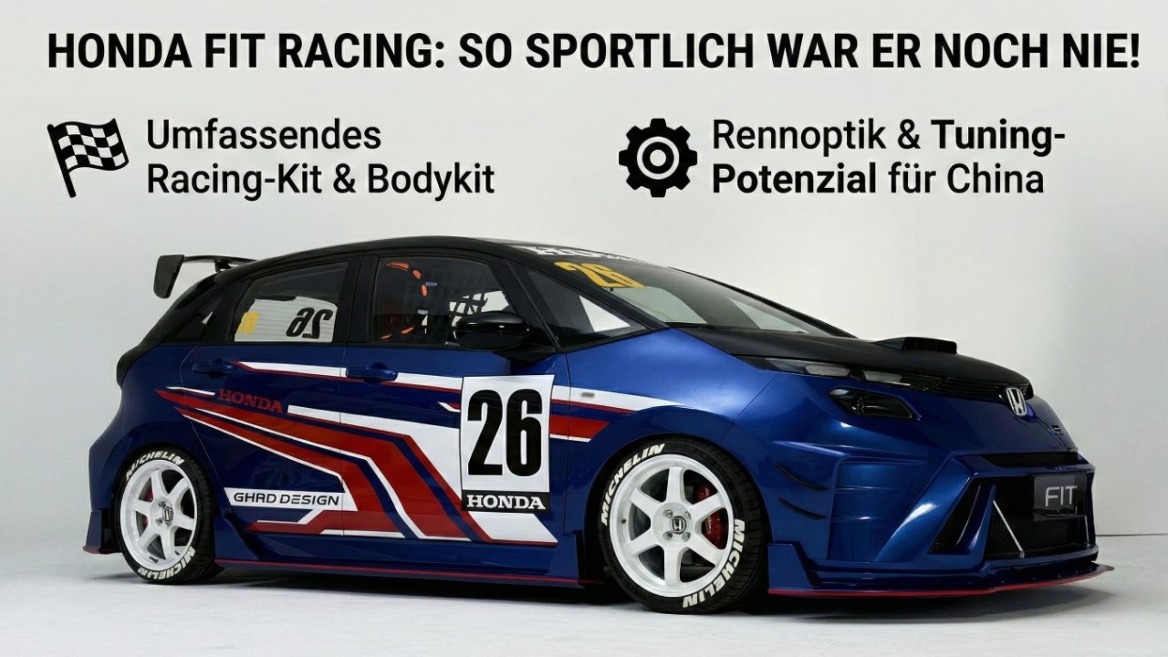 Mini-Racer Honda Fit: Erste Details zur 2026 Racing-Variante