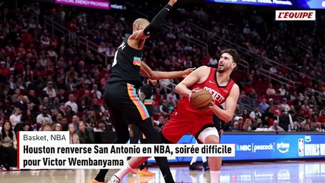 Houston renverse San Antonio en NBA, soirée difficile pour Victor Wembanyama - Basket - NBA