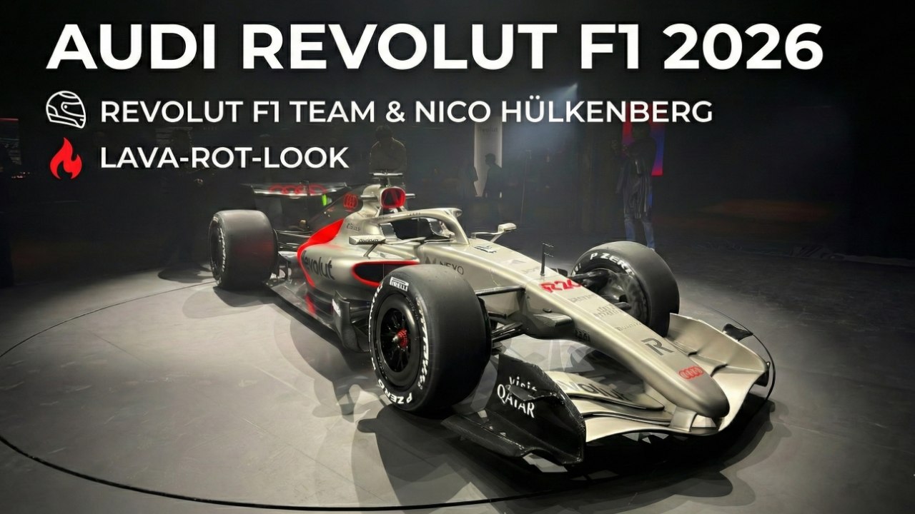 Audi Revolut F1 Team zeigt offizielles 2026-Design