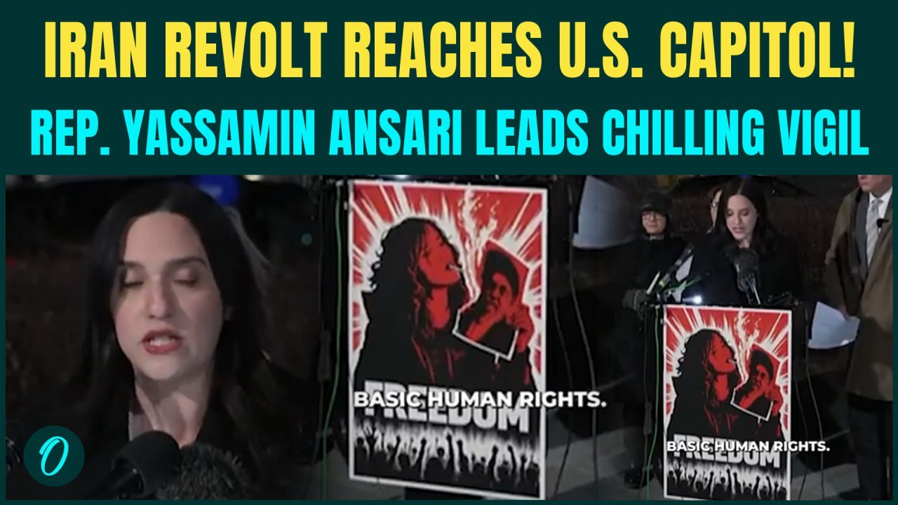 IRAN UPRISING HITS U.S CAPITOL!” Rep. Yassamin Ansari Leads Chilling Vigil as Congress WARNS Tehran