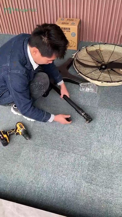 Mingletec BLDC industrial fan installation #BLDC #industrialfan #installation #factory #manufacturer