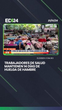 Trabajadores de salud mantienen 14 días de huelga de hambre