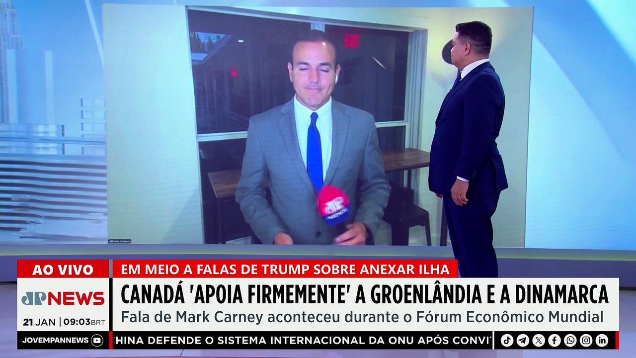 Premiê do Canadá declara apoio à Groenlândia e à Dinamarca em meio a falas de Trump