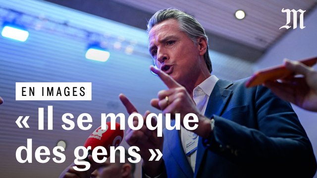 Le gouverneur de Californie charge Donald Trump