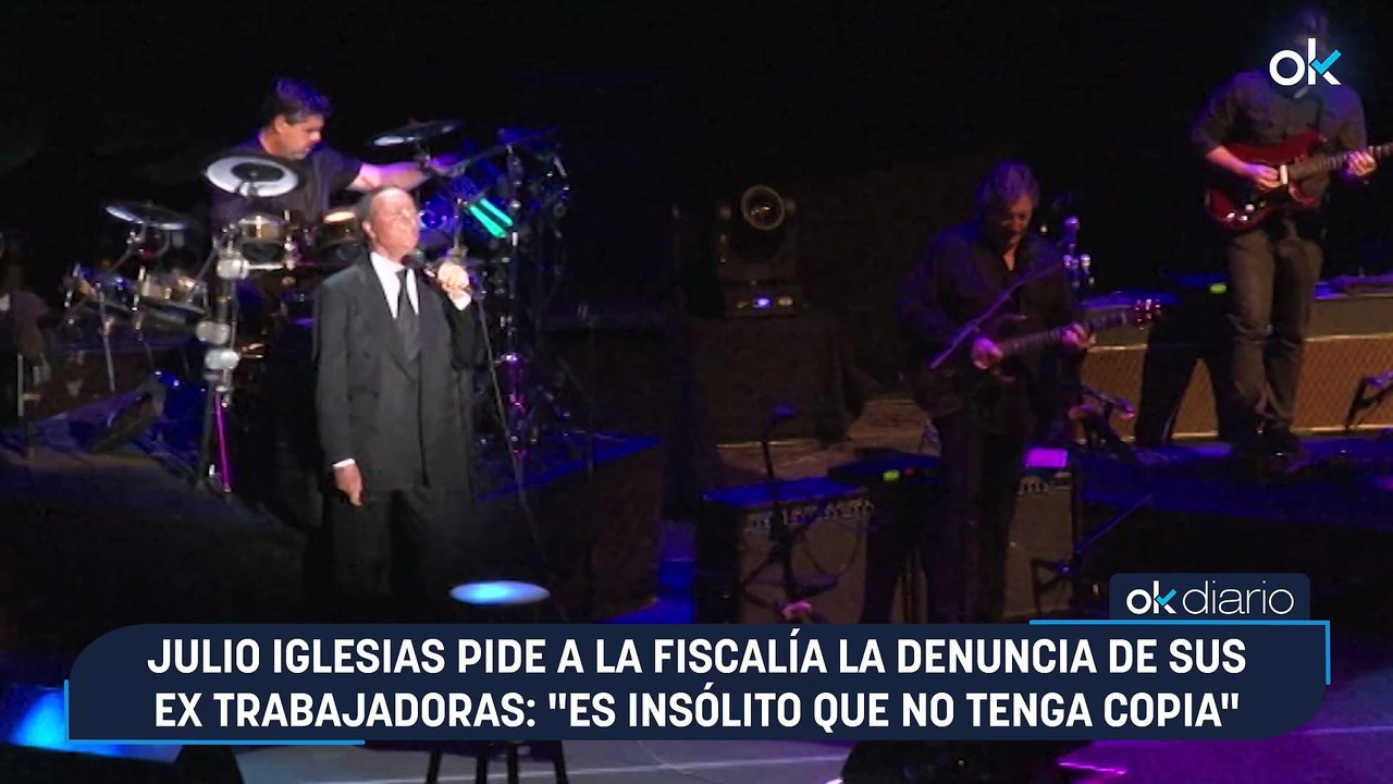Julio Iglesias pide a la Fiscalía la denuncia de sus ex trabajadoras: "Es insólito que no tenga copia"