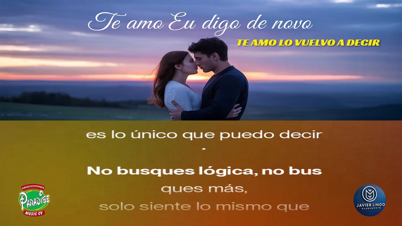 TE AMO LO VUELVO A DECIR AUTOR JAVIER LINDO M.