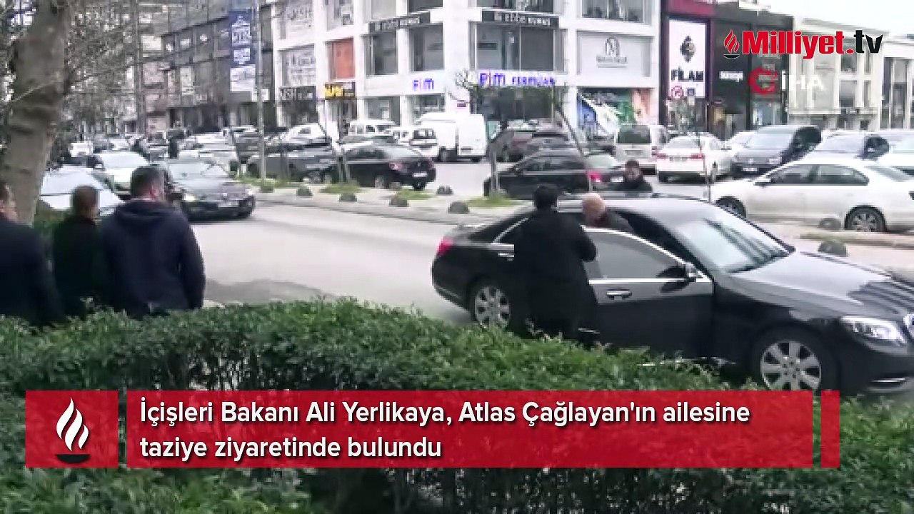 Bakan Yerlikaya'dan Atlas Çağlayan'ın ailesine taziye ziyareti