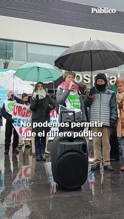 "No podemos permitir que el dinero público vaya directamente a la sanidad privada"