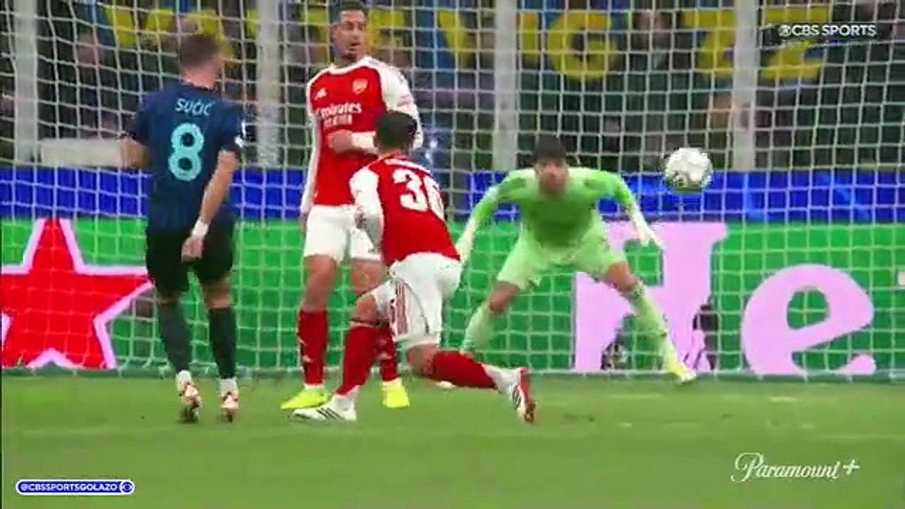 Inter 1-3 Arsenal Uefa Champions League Match Highlights & Goals