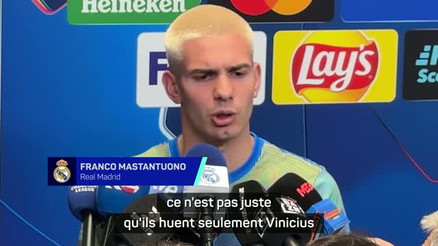 Real Madrid - Mastantuono : "Ce n'est pas juste que les supporters huent seulement Vinicius"