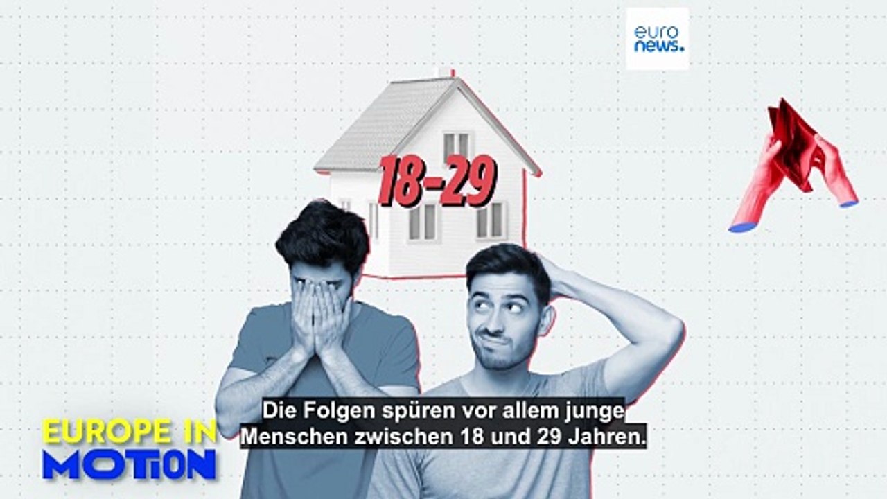 Wohnungskrise: Wer ist am stärksten vom Mangel an bezahlbarem Wohnraum in Europa betroffen?