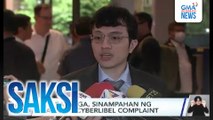 Barzaga, sinampahan ng ikatlong cyberlibel complaint | Saksi