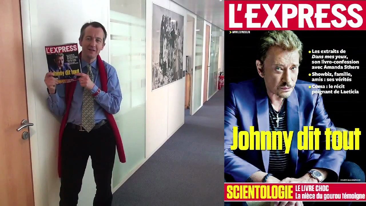 2013 – Johnny Hallyday – 5 février : L’Express, édito vidéo de Christophe Barbier “Johnny Hallyday nous dit tout”